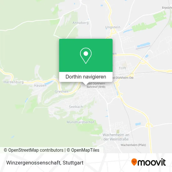 Winzergenossenschaft Karte