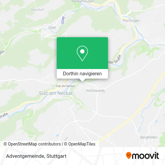 Adventgemeinde Karte
