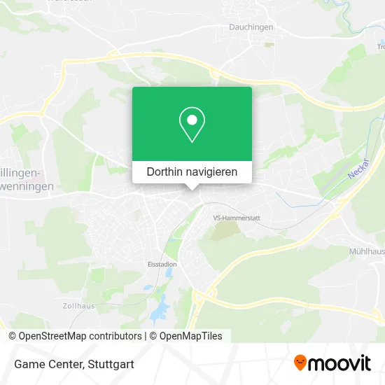 Game Center Karte