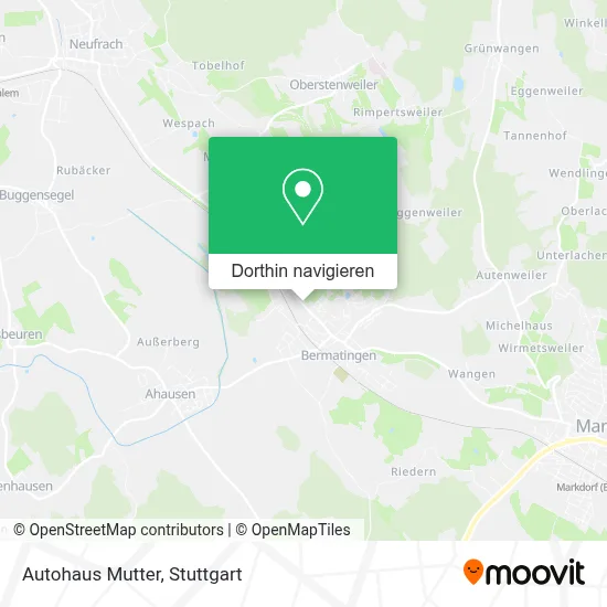 Autohaus Mutter Karte