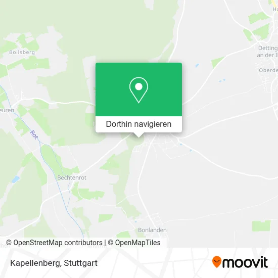 Kapellenberg Karte
