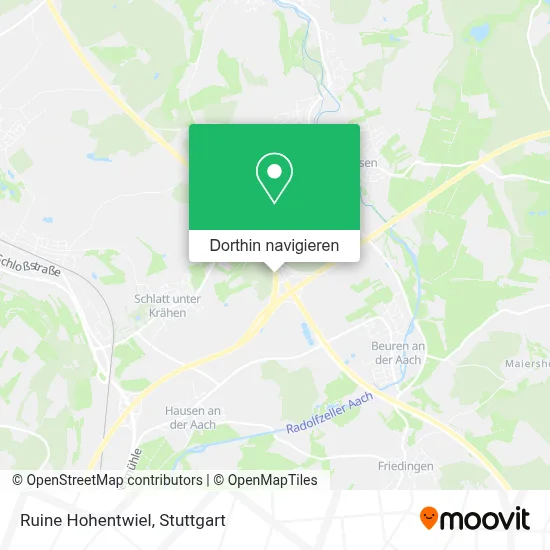 Ruine Hohentwiel Karte