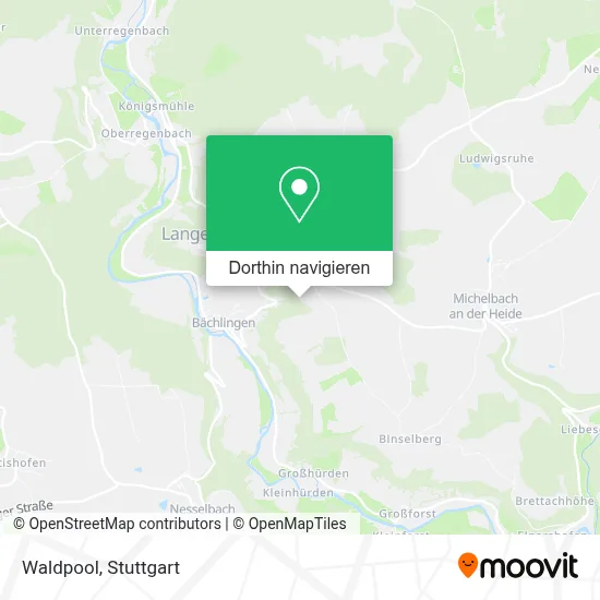 Waldpool Karte