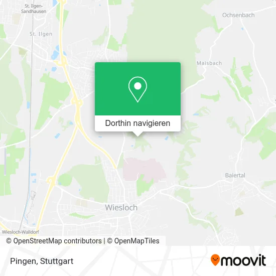 Pingen Karte