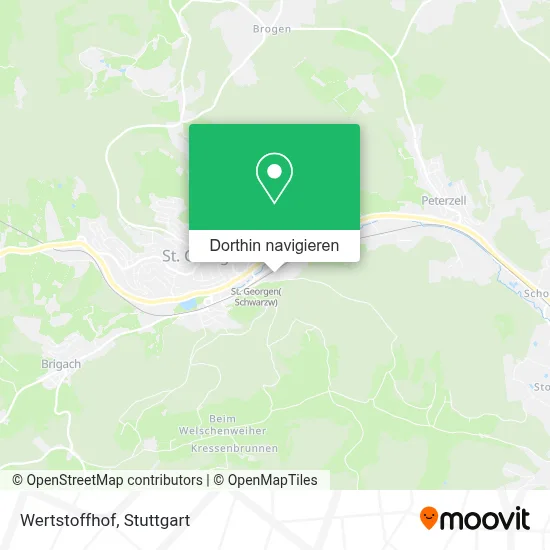 Wertstoffhof Karte