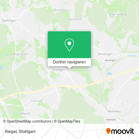 Riegel Karte
