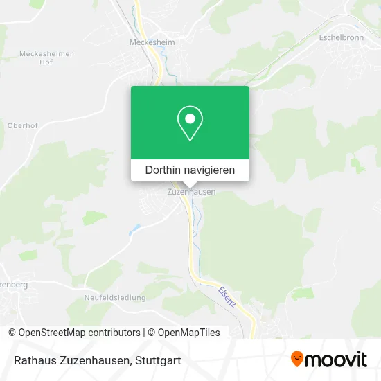 Rathaus Zuzenhausen Karte