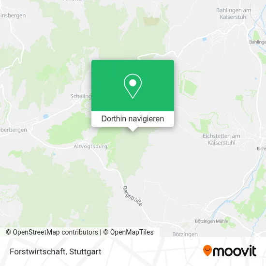 Forstwirtschaft Karte