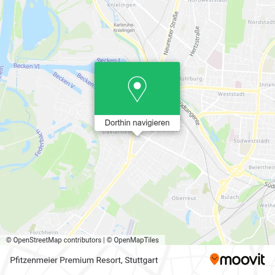 Pfitzenmeier Premium Resort Karte