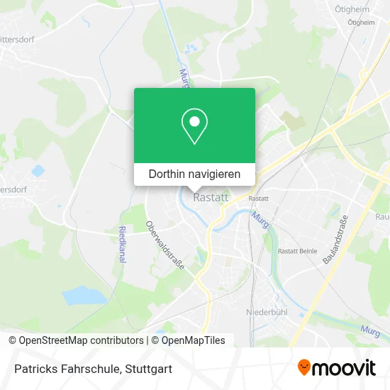 Patricks Fahrschule Karte