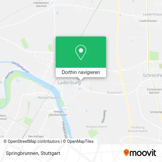Springbrunnen Karte
