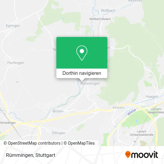 Rümmingen Karte