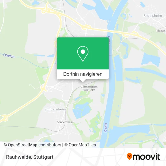 Rauhweide Karte