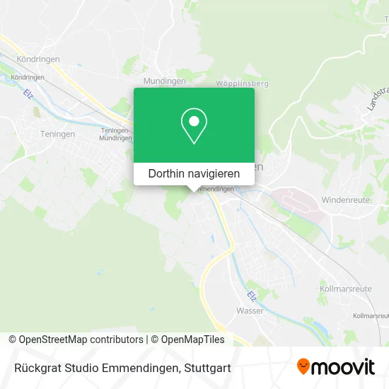 Rückgrat Studio Emmendingen Karte