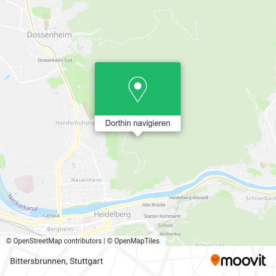 Bittersbrunnen Karte
