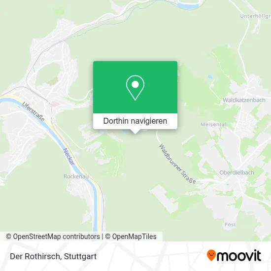 Der Rothirsch Karte