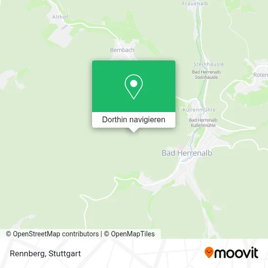 Rennberg Karte