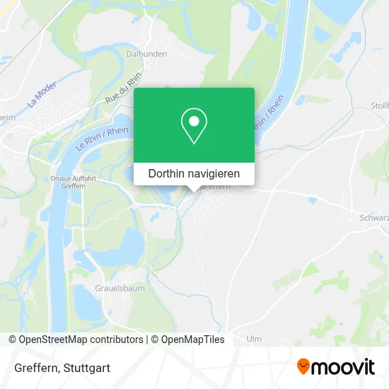 Greffern Karte