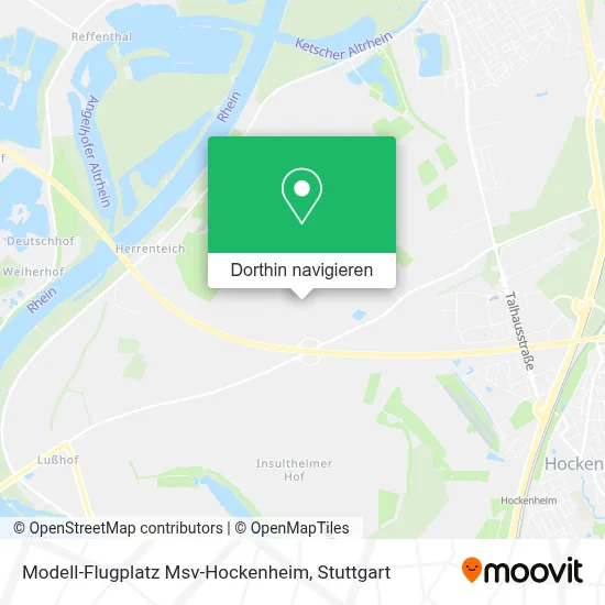 Modell-Flugplatz Msv-Hockenheim Karte