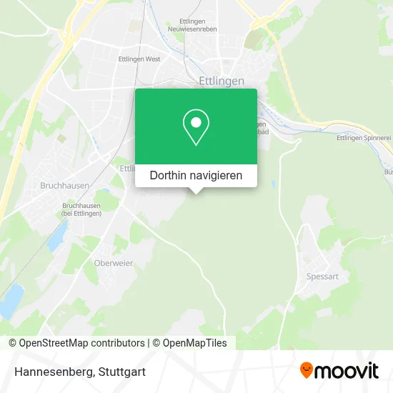 Hannesenberg Karte