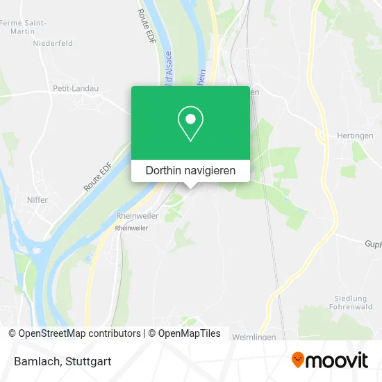 Bamlach Karte