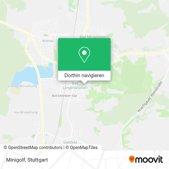 Minigolf Karte