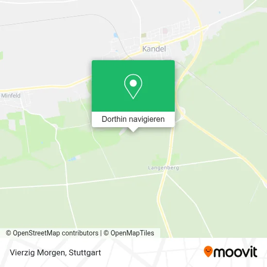 Vierzig Morgen Karte