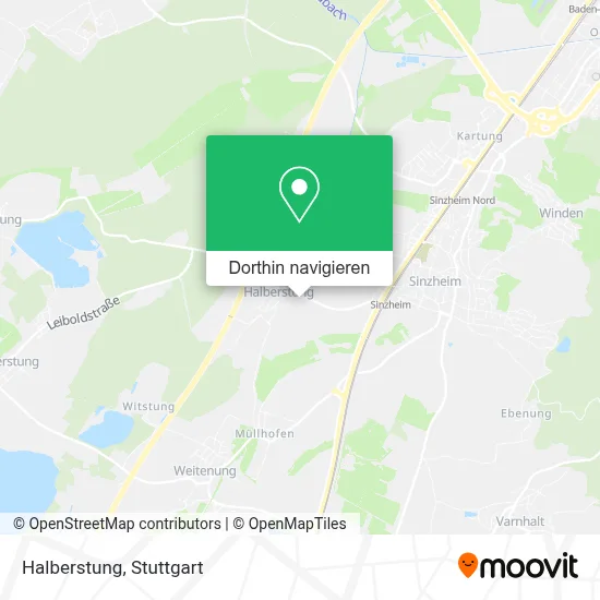 Halberstung Karte