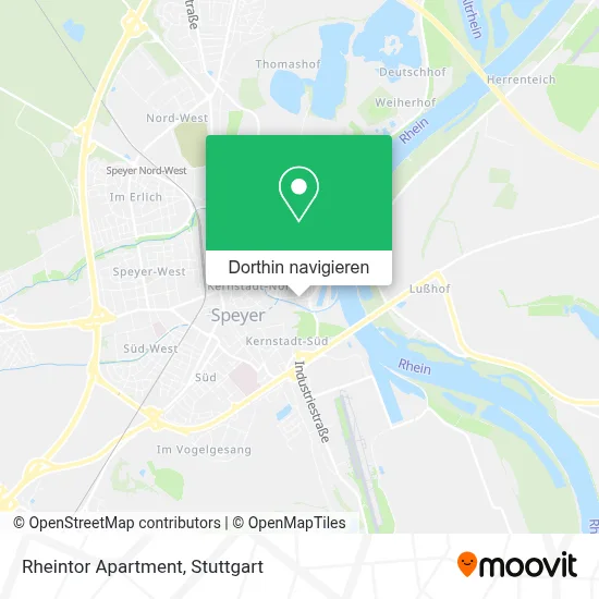 Rheintor Apartment Karte