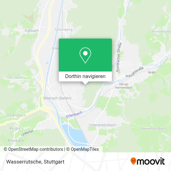 Wasserrutsche Karte