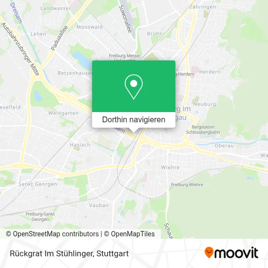 Rückgrat Im Stühlinger Karte