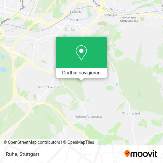 Ruhe Karte
