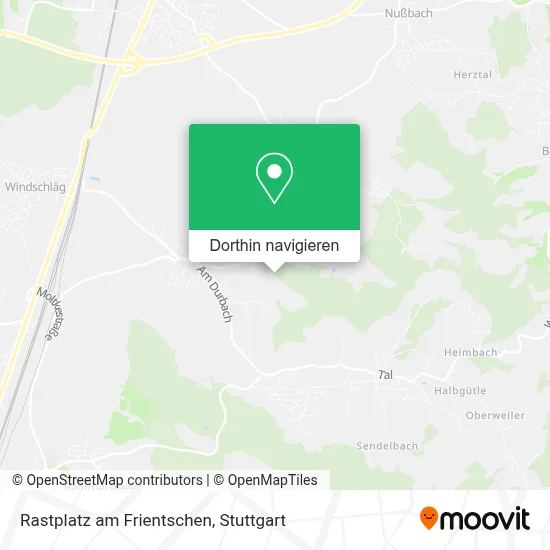 Rastplatz am Frientschen Karte
