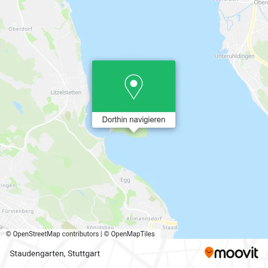 Staudengarten Karte