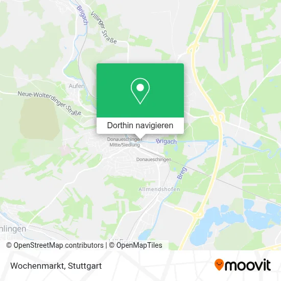 Wochenmarkt Karte