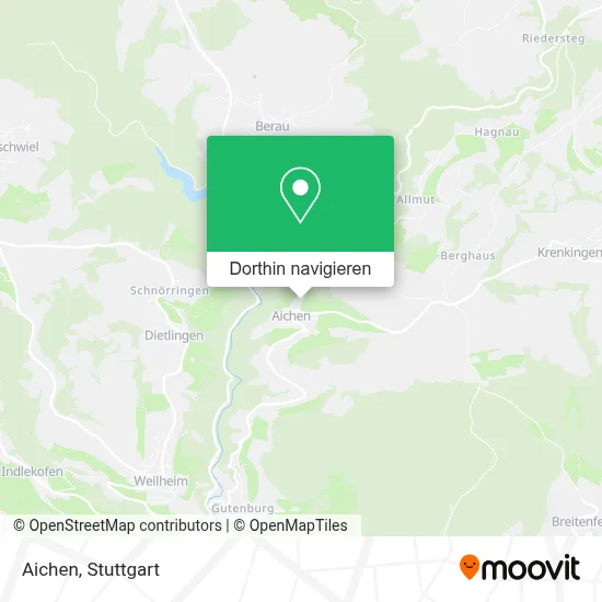 Aichen Karte