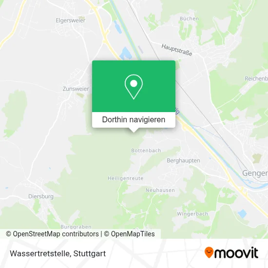 Wassertretstelle Karte