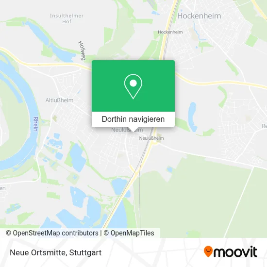 Neue Ortsmitte Karte