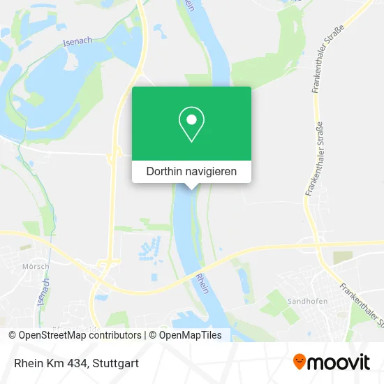 Rhein Km 434 Karte