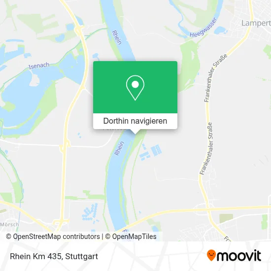 Rhein Km 435 Karte