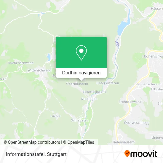 Informationstafel Karte