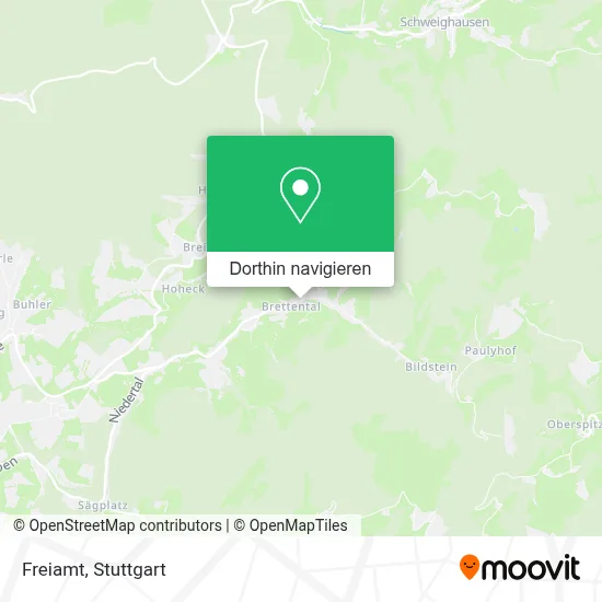 Freiamt Karte