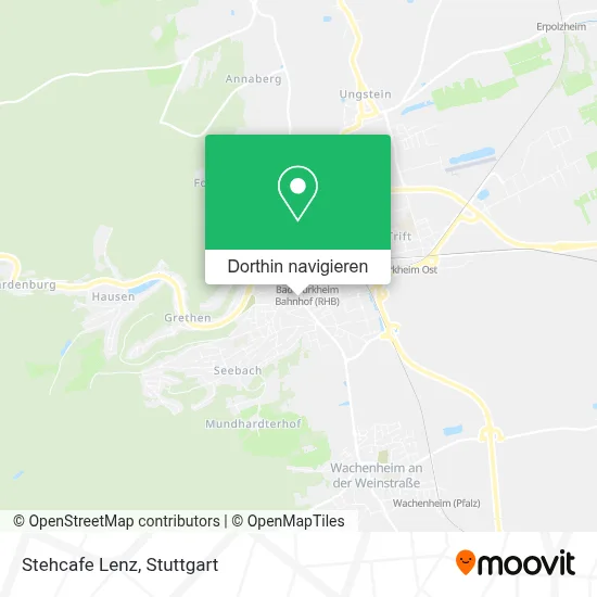 Stehcafe Lenz Karte