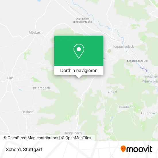 Scherd Karte