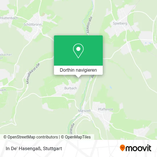 In De' Hasengaß Karte