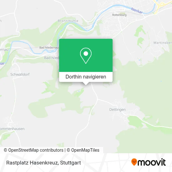 Rastplatz Hasenkreuz Karte