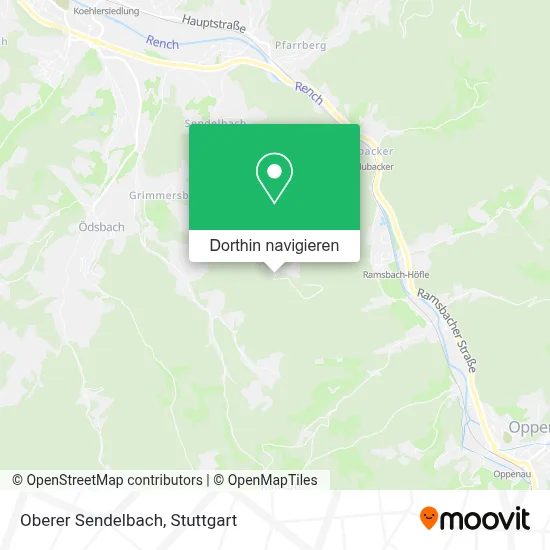 Oberer Sendelbach Karte