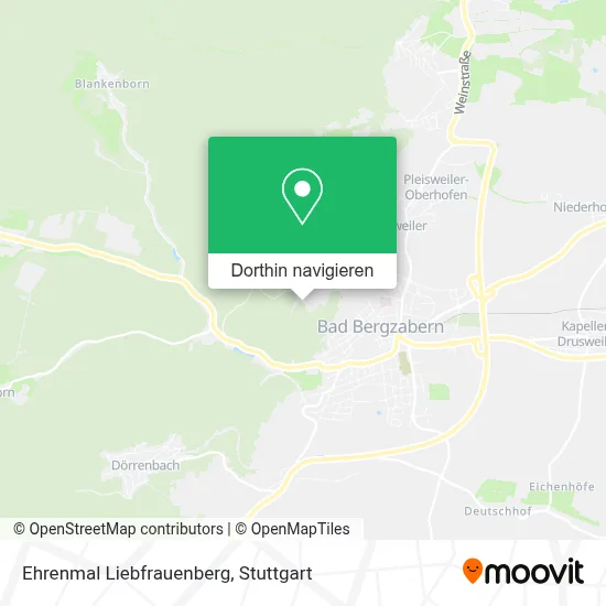 Ehrenmal Liebfrauenberg Karte