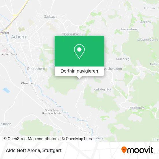 Alde Gott Arena Karte