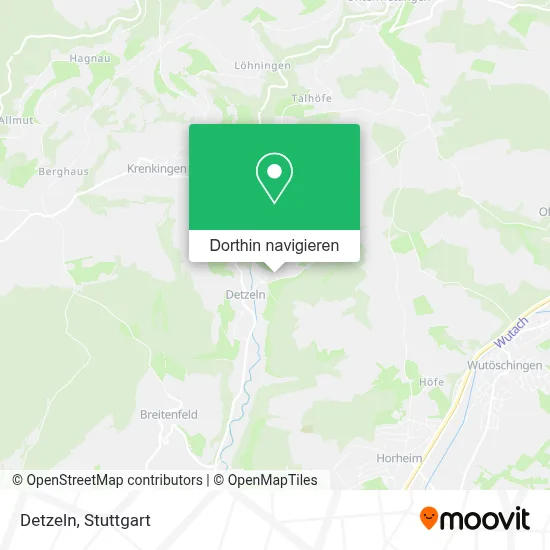 Detzeln Karte